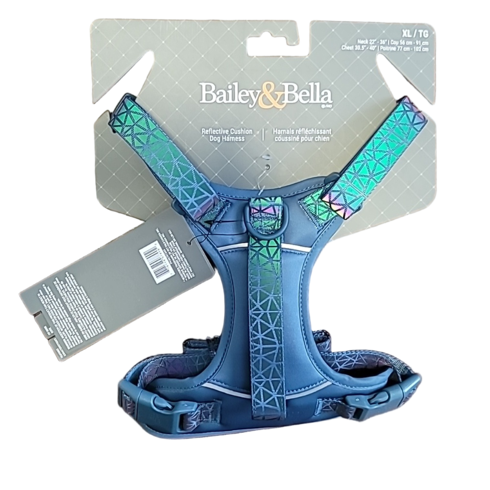 🐾 Bailey & Bella Reflective Cushion Dog Harness